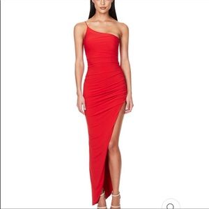 Nookie size xs red dress. No alterations have been made.